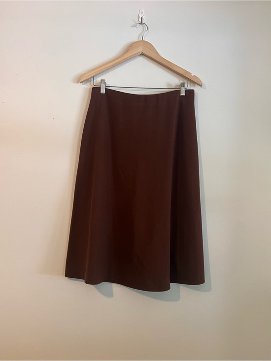 Gina Peters Dresses & Skirts - Vintage Classic Brown A-Line Knit Knee Length Skirt